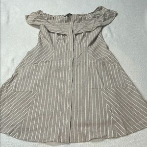 Saks Fifth Avenue Striped Off-Shoulder Blouse